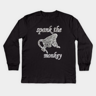 spank the monkey Kids Long Sleeve T-Shirt